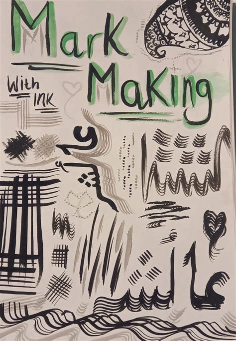 Image result for Mark Making Examples