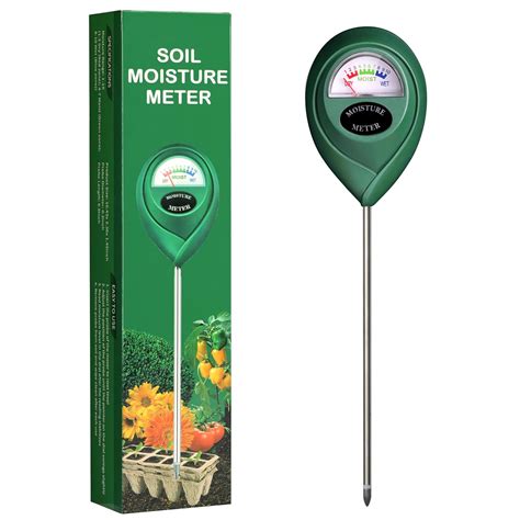 iPower Soil Moisture Meter, Plant Water Monitor Hygrometer Sensor for ...