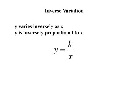 Image result for Inverse Variation Graph Examples