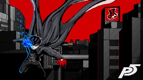 ArtStation - Joker Persona 5 Pixel Fanart