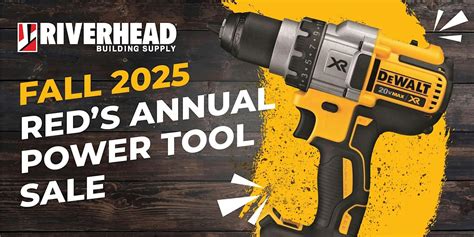 Fall 2025 Reds Annual Power Tool Sale - FREE EVENT, Riverhead Building ...
