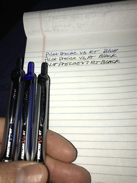 Thoughts on these pilot precise v5 and v7 : r/pens