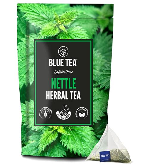 BLUE TEA - Nettle Herbal Tea - 30 Pyramid Tea Bags || ANTI-INFLAMMATORY ...
