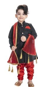 new gen Boys Festive & Party Kurta, Pyjama & Dupatta Set Price in India ...