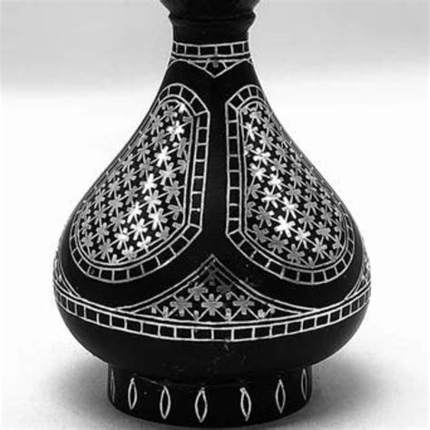 Bidri Silver Inlay Shahanai (4ich) | Bidri Work | Bidri Art – BIDRI