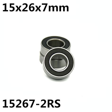 1Pcs 15267 2RS 15x26x7 mm bike wheels bottom bracket repair bearing ...