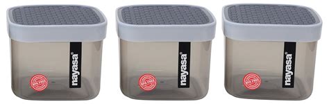 Buy Nayasa Fusion 750 ML BPA Free Food Grade Airtight Kitchen Storage ...