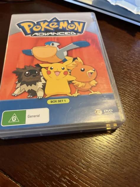 POKEMON DVD ADVANCED Box Set - 3 Disc Set - FREE AUS POST! EUR 22,74 - PicClick IT