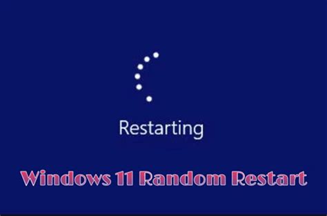 Windows 11 Random Reboot 的图像结果
