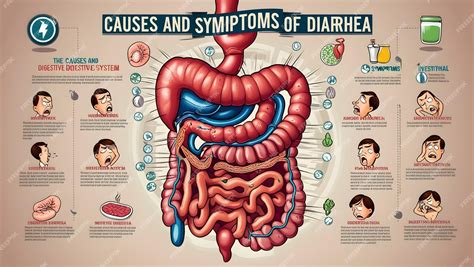 Understanding Diarrhea Causes Symptoms and the Digestive System Explained | Premium AI-generated ...