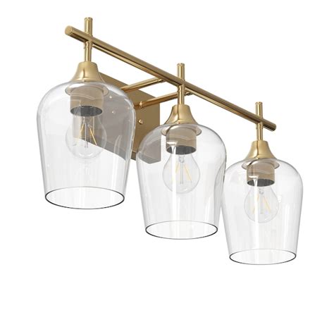 allen + roth Meredith 22.26-in 3-Light Gold Led, Modern/Contemporary ...