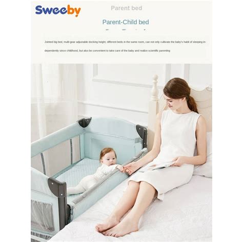 Sweeby Co-sleeper Playpen Beside Sleeper w Diaper Changing Table