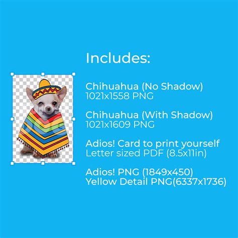 Adios! Dog Meme Card - Kit to Print Greeting Card (printable PDF ...