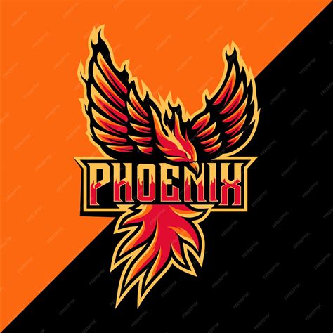 Premium Vector | Phoenix sport mascot logo design