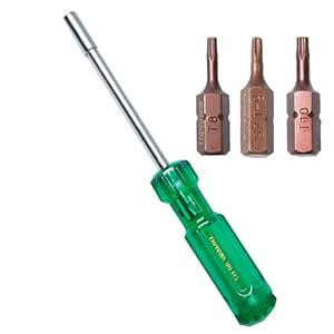 Taparia Make, Bit Holder Screwdriver with 25mm Insert Bits of 1/4" Hex ...