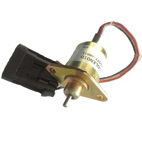 SINOCMP 6689034 12V Shut Off Solenoid - CP-U0329 Solenoid For Bobcat ...