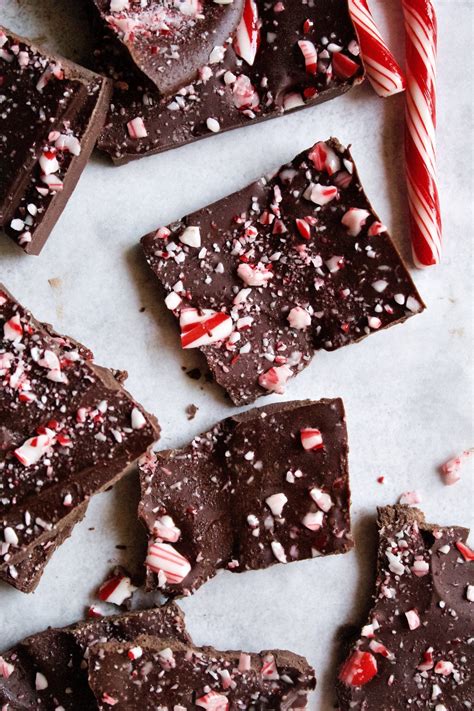 Dark chocolate peppermint bark – Artofit