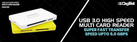 DIGITEK® (DCR-022) USB 3.0 High Speed Multi Card Reader, Support SDXC ...