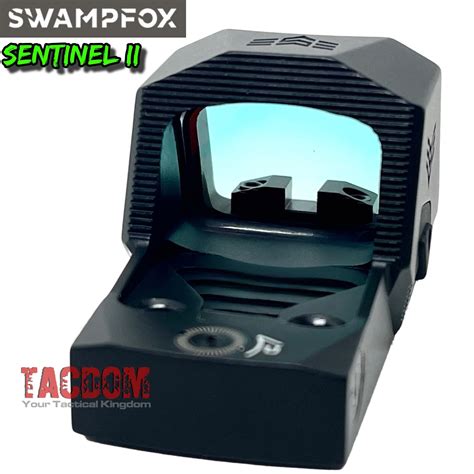 SwampFox SENTINEL II 2 Red Dot RMSc Pattern CUT Optic w/ BACKUP REAR ...