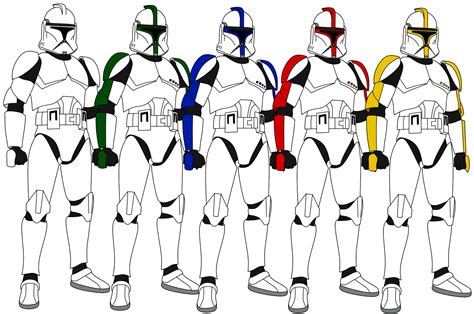 Star Wars The Clone Wars Clone Troopers Ranks
