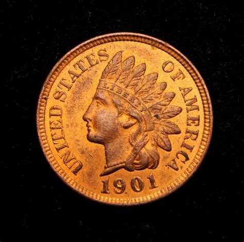 1901 Indian Head Penny 1901 Indian Penny Value: Are No Mint Mark Worth