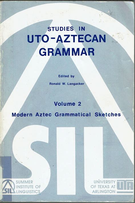 Amazon.in: Buy Modern Aztec Grammatical Sketches: 002 (Studies in Uto ...