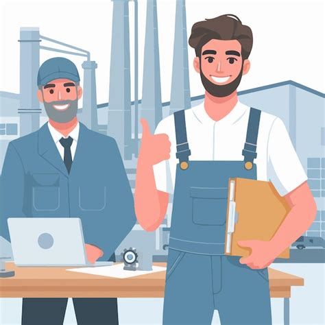 Factory Worker Cartoon 的图像结果