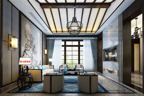 奢华新中式客厅~将传统与现代生活习惯完美融合 装修美图