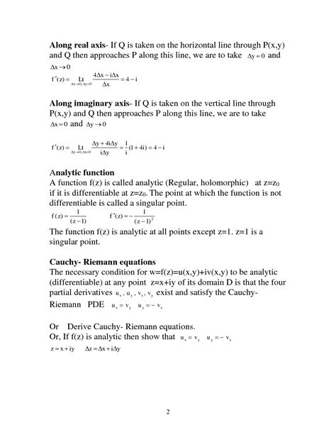 Complex Variables Engineering Mathematics 的图像结果