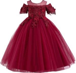 Funwood Games Girls Maxi/Full Length Party Dress Price in India - Buy ...