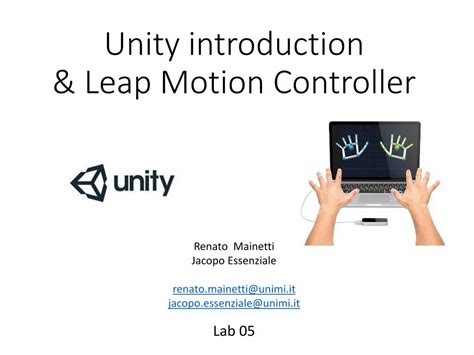 Unity Leap Motion Tutorial 的图像结果