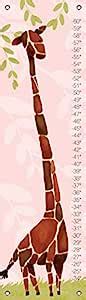 Oopsy daisy, Fine Art for Kids Gillespie Giraffe Growth Chart, Powder ...