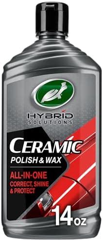 Turtle Wax 53412 Hybrid Solutions Ceramic Polish and Wax-14 Fl Oz ...