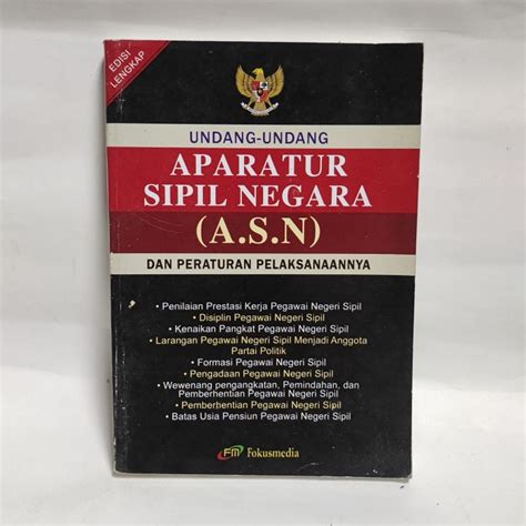 Jual undang-undang aparatur sipil negara edisi lengkap - Kab. Sleman ...