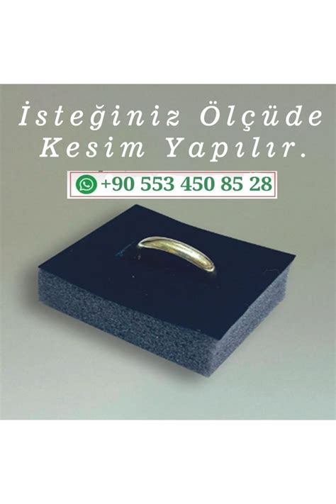 ÇUKUROVA ÜTÜ SİYAH SÜNGER 3,5 X 4,5 X 1 CM (Yüzük Kutusu İçin) - Fiyatı ...