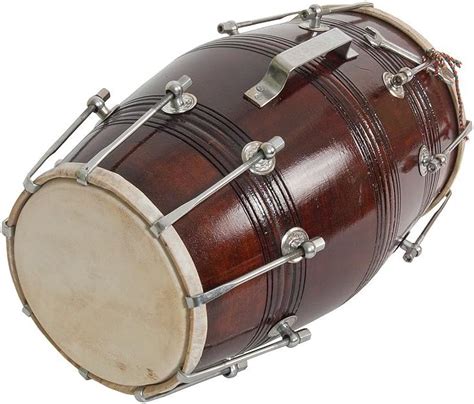 Wooden Dholak For Bhajan Handmade Wooden Dholak Drum – Traditional ...