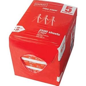 Staples Coupons: Staples Copy Paper, 5 Ream Case, $2 after Easy Rebate ...