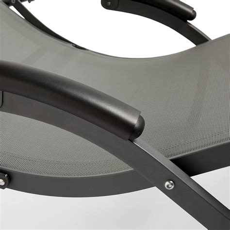 Buy VonHaus Reclinable Sunlounger with Padded Headrest - Textoline ...