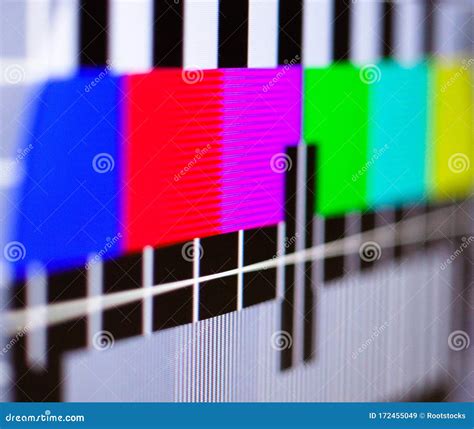 Test Pattern Screen 的图像结果