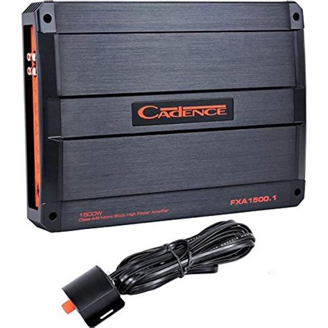 Cadence FXA1500.1 1500W Monoblock Flash FXA Series Class A/B Car ...