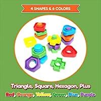 Buy Jumbo Nuts & Bolts Set + Pattern Card & Backpack 12 pc - Montessori ...