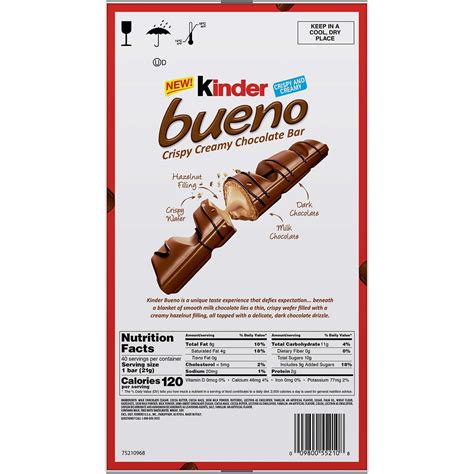 Kinder Bueno Crispy Creamy Chocolate Bar 20 Pack | Ubuy India