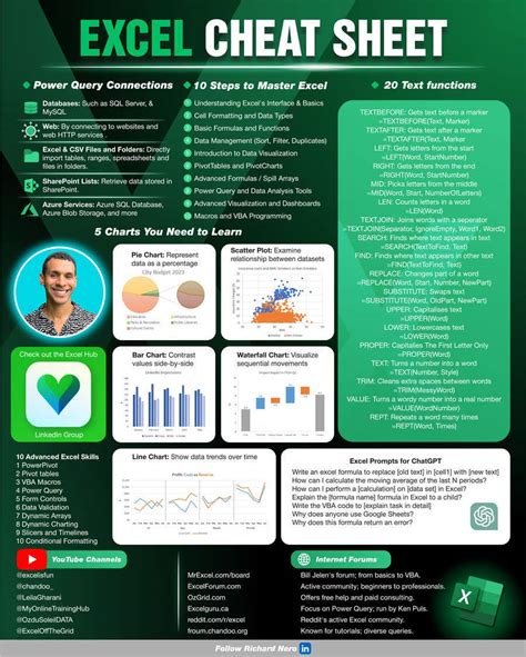 Entry #31 by Behzada4 for Canva Pro Designer Needed: Excel Cheat Sheet ...