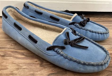 Fleece moccasins on sale