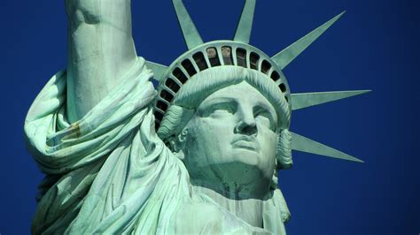 Face of the Statue of Liberty in New York image - Free stock photo ...