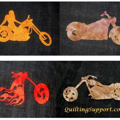 Motorcycle Quilt Pattern 的图像结果