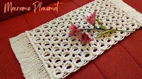 Image result for Macrame Placemat Tutorial