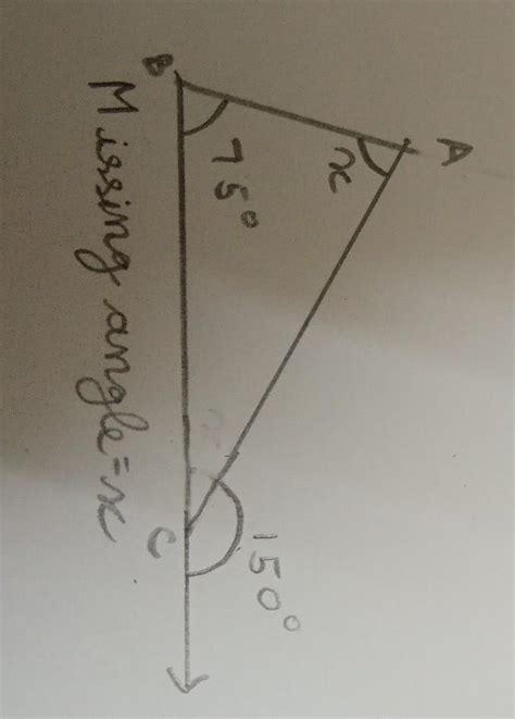 700R3. One of the exterior angle of a AABC measures 150°. If oneof the ...
