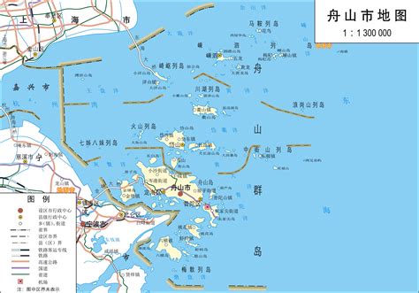 舟山市行政区划地图：舟山市下辖2个区、2个县分别是哪些？