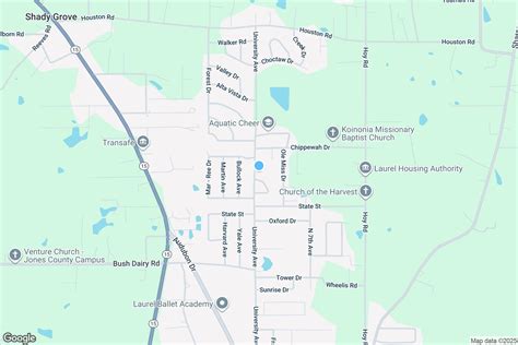 Laurel Mississippi Downtown Map at Cynthia Almon blog